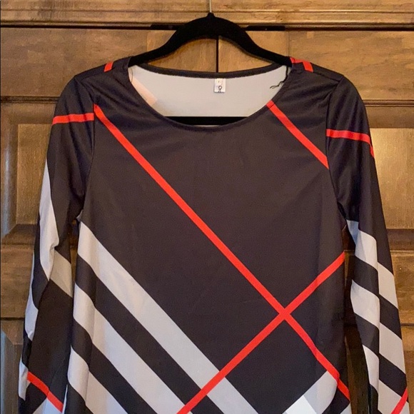 NWOT Burberry influenced Tunic - Picture 2 of 3